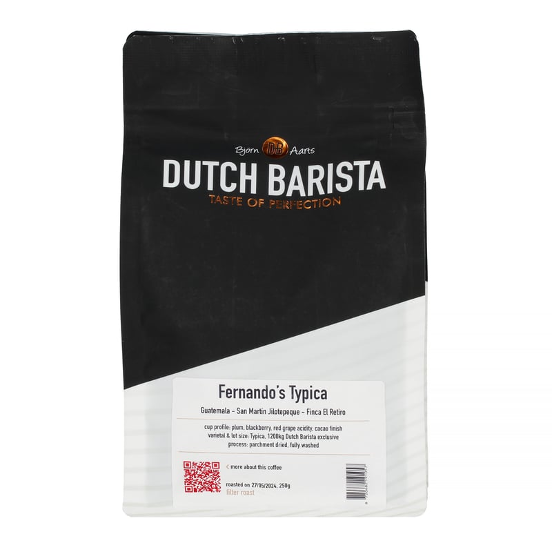 Dutch Barista - Gwatemala Fernando's Typica Washed Filter 250g (outlet)