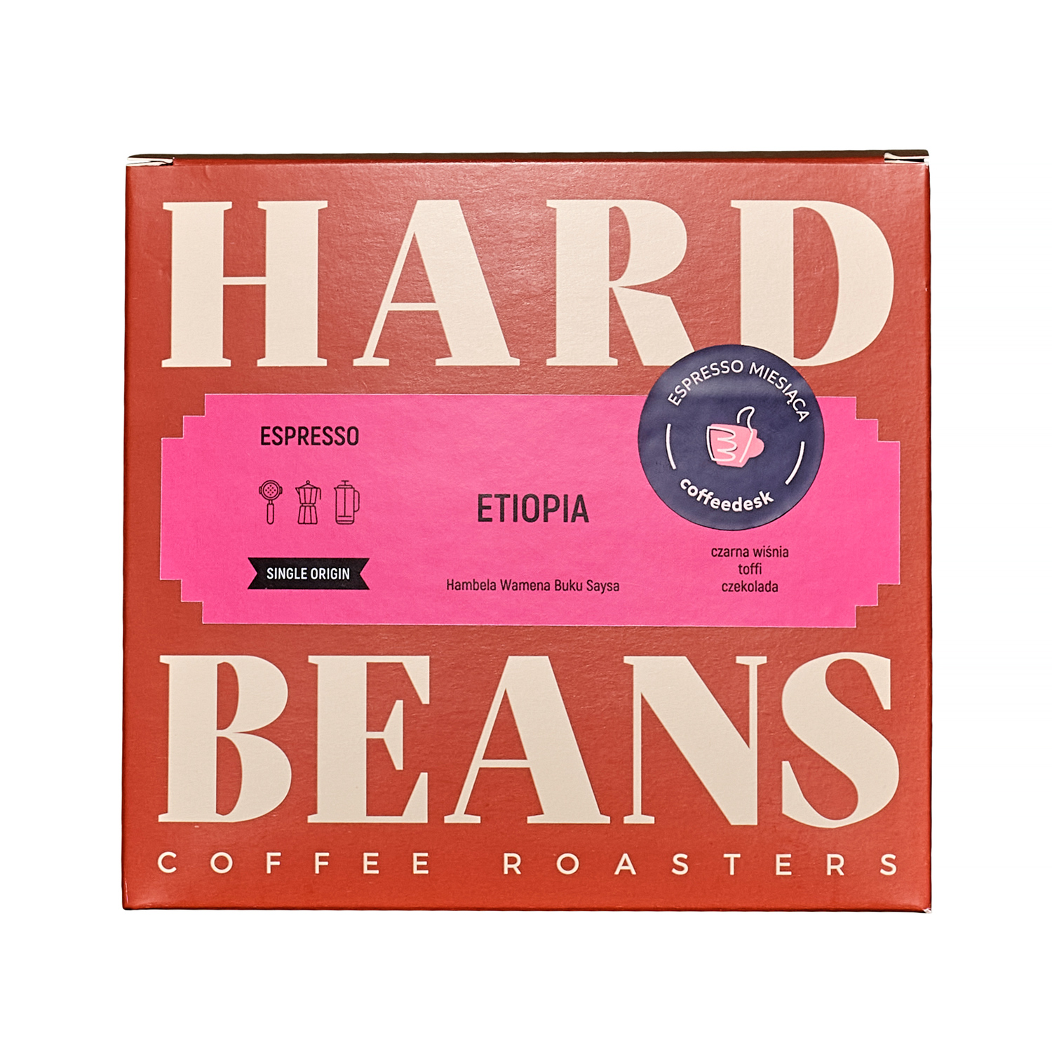 ESPRESSO OF THE MONTH: Hard Beans - Etiopia Hambela Wamena Buku Saysa Natural Espresso 250g