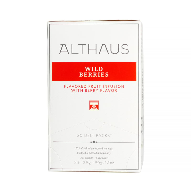 Althaus - Wild Berries Deli Pack - 20 Tea Bags