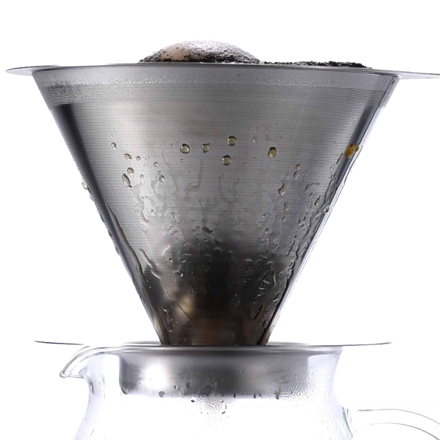 Hario Double Mesh Metal Dripper V60-01