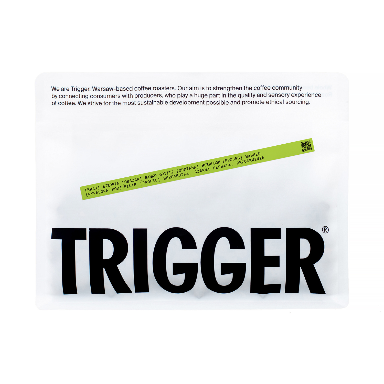 Trigger - kawa ziarnista Etiopia Banko Gotiti G.1 Washed Filter 250g