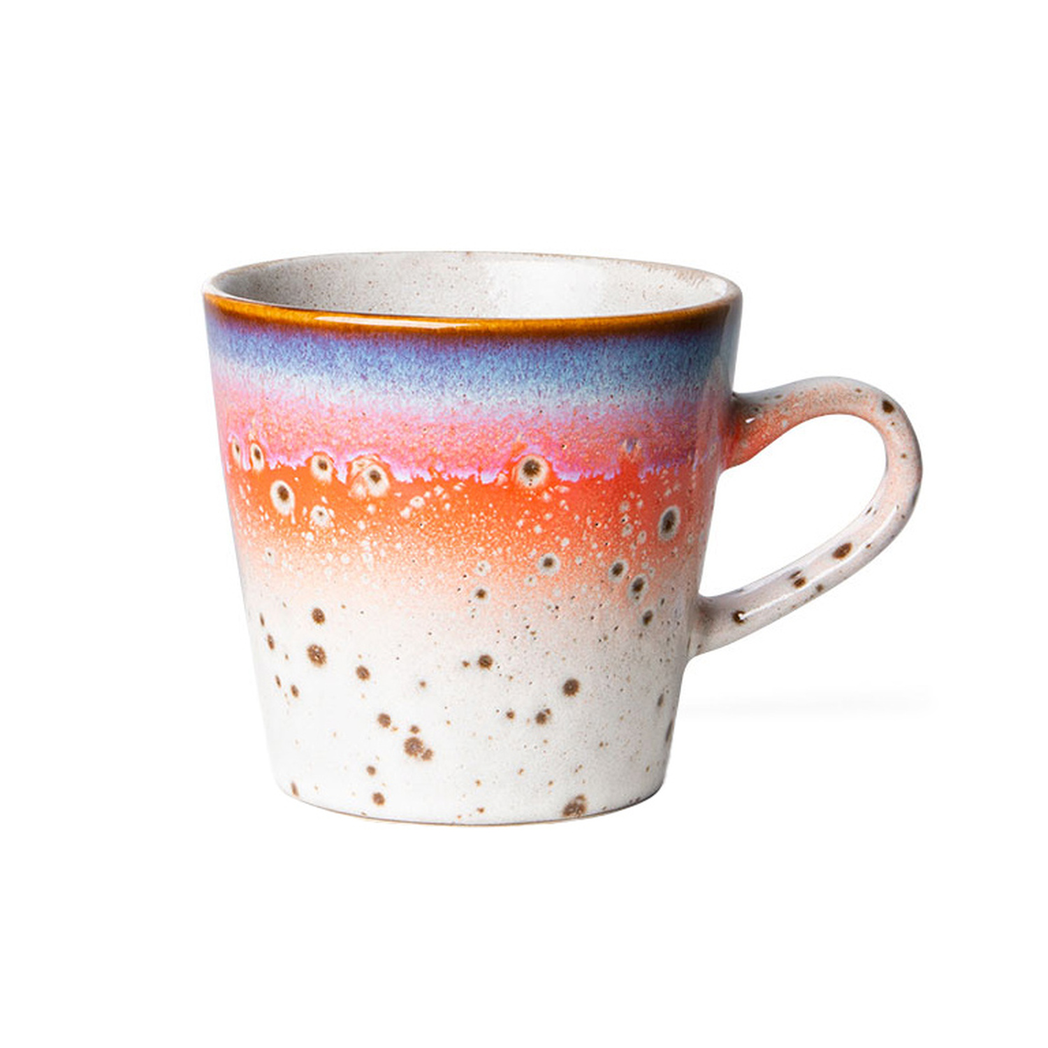 HKliving - 70s Americano Ceramic Mug Asteroids 260ml