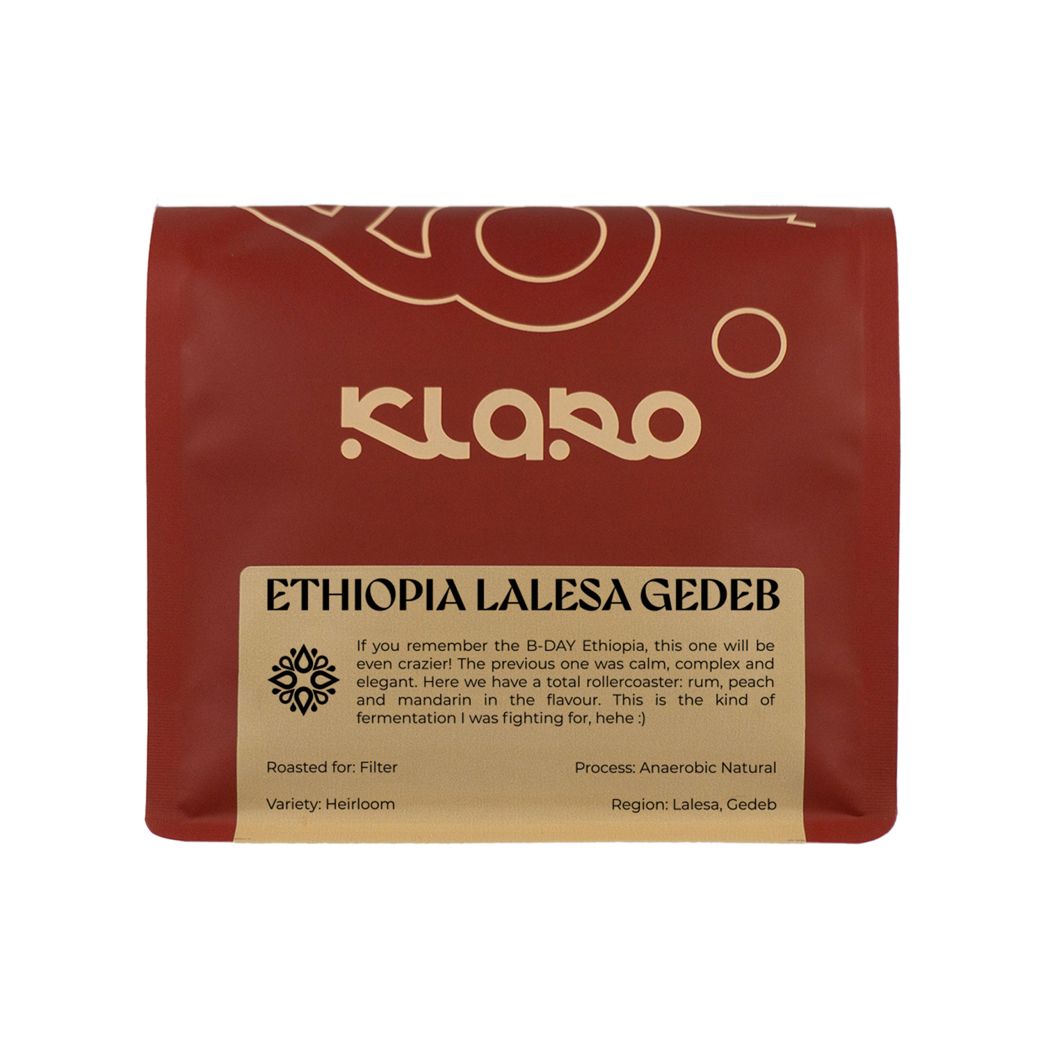 Klaro - Ethiopia Lalesa Gedeb Anaerobic Natural Filter 200 g