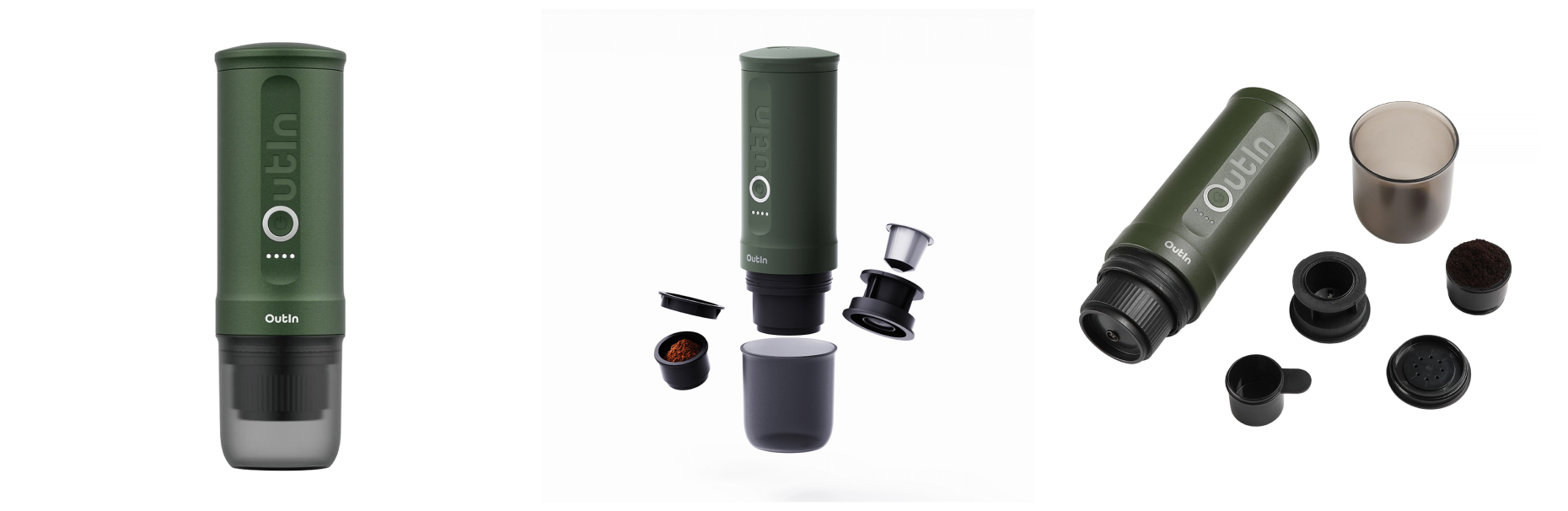 Outin - Nano Espresso Forest Green