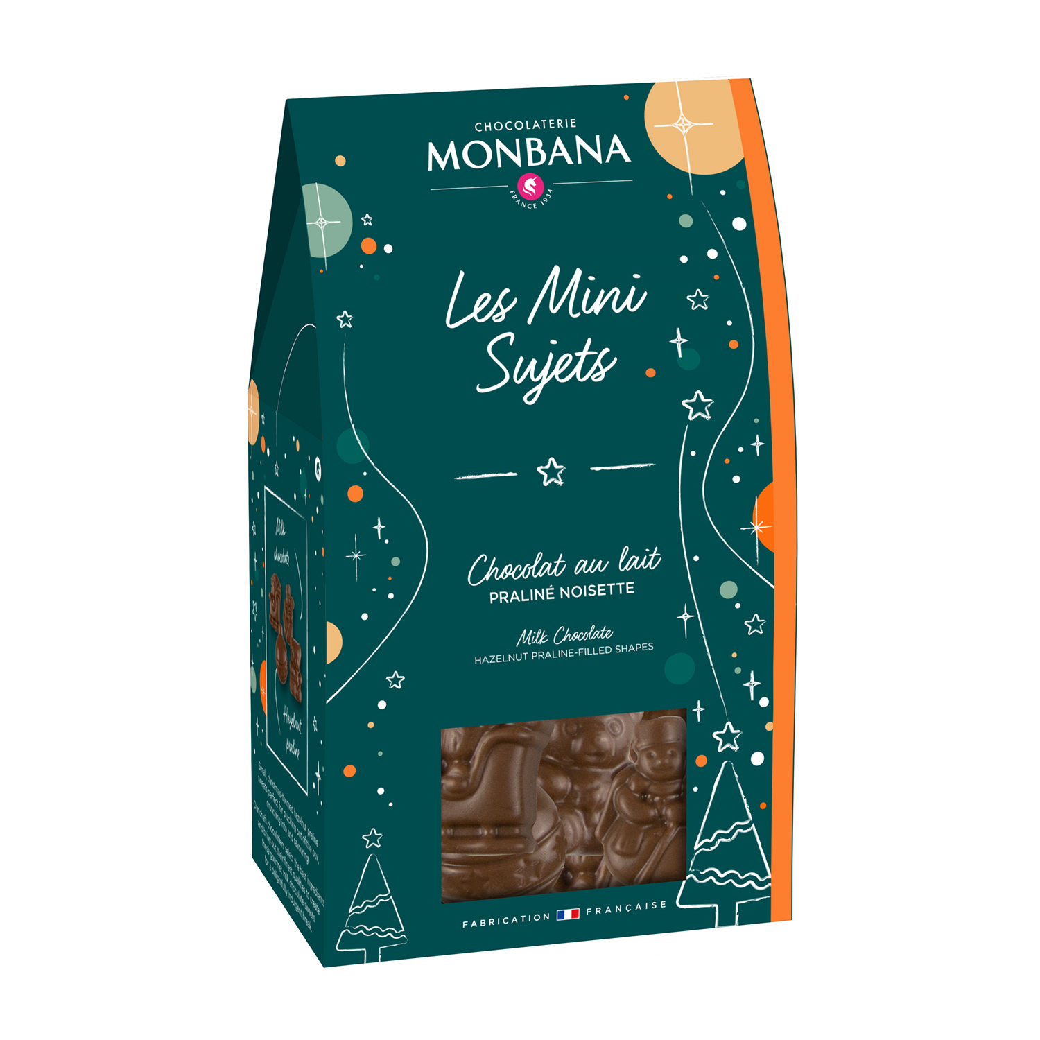 Monbana - Milk Chocolate Christmas Pralines 130g