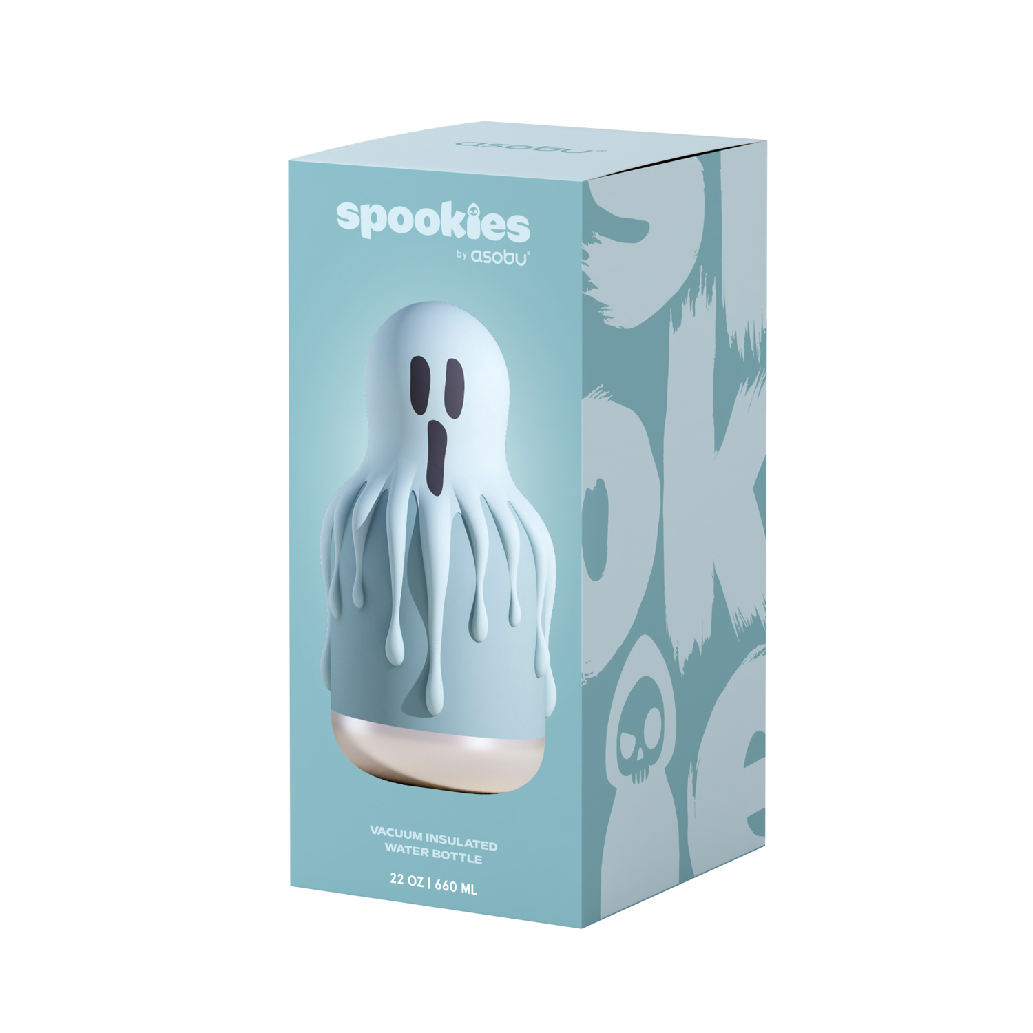 Asobu - butelka termiczna Spookies Gloomy duch 700 ml