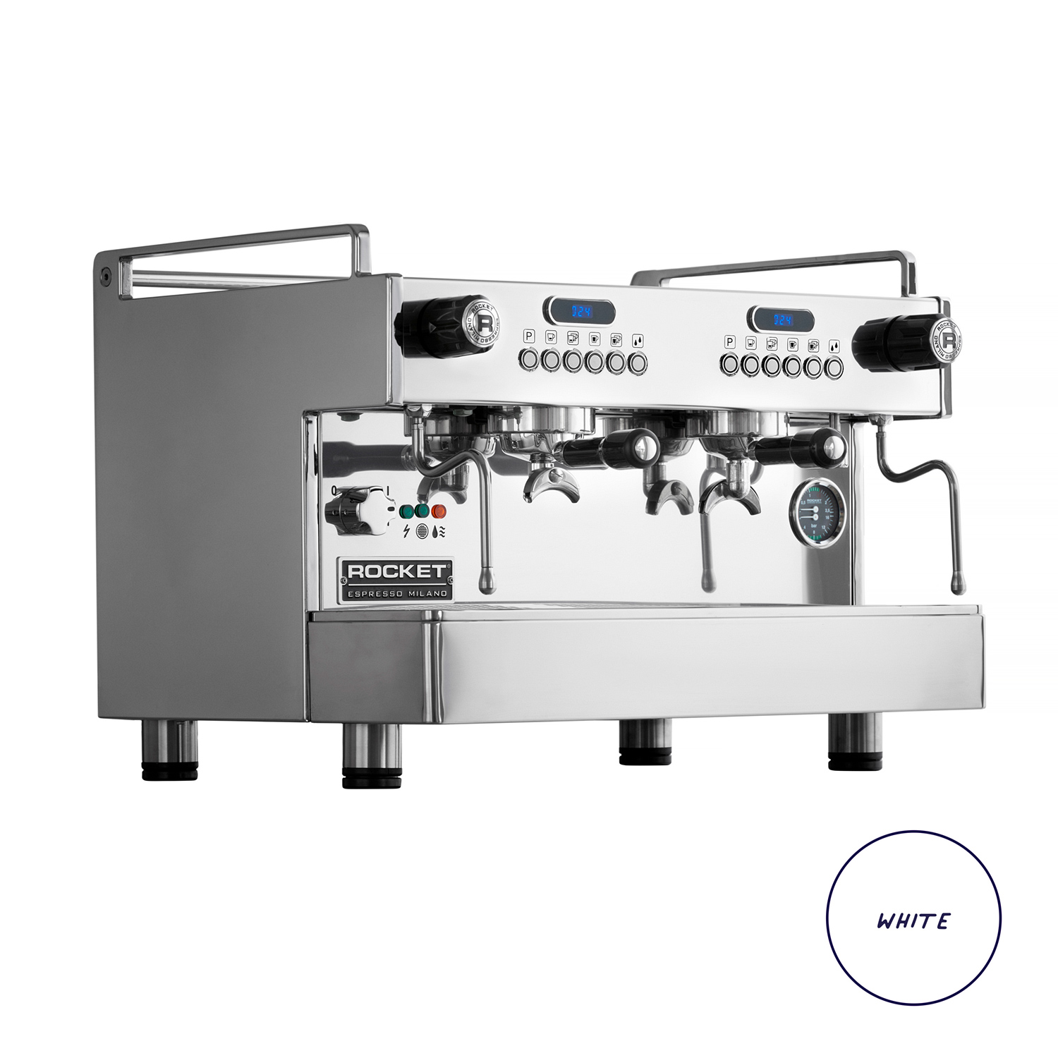Rocket - ekspres kolbowy Boxer EVO 2 grupy biały