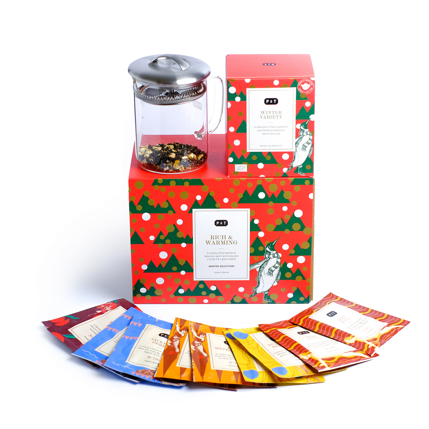 Paper & Tea - Rich & Warming Set - Zestaw zaparzacz + herbata
