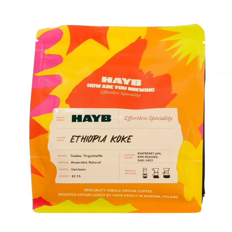 HAYB - Etiopia Koke Anaerobic Natural Filter 250g