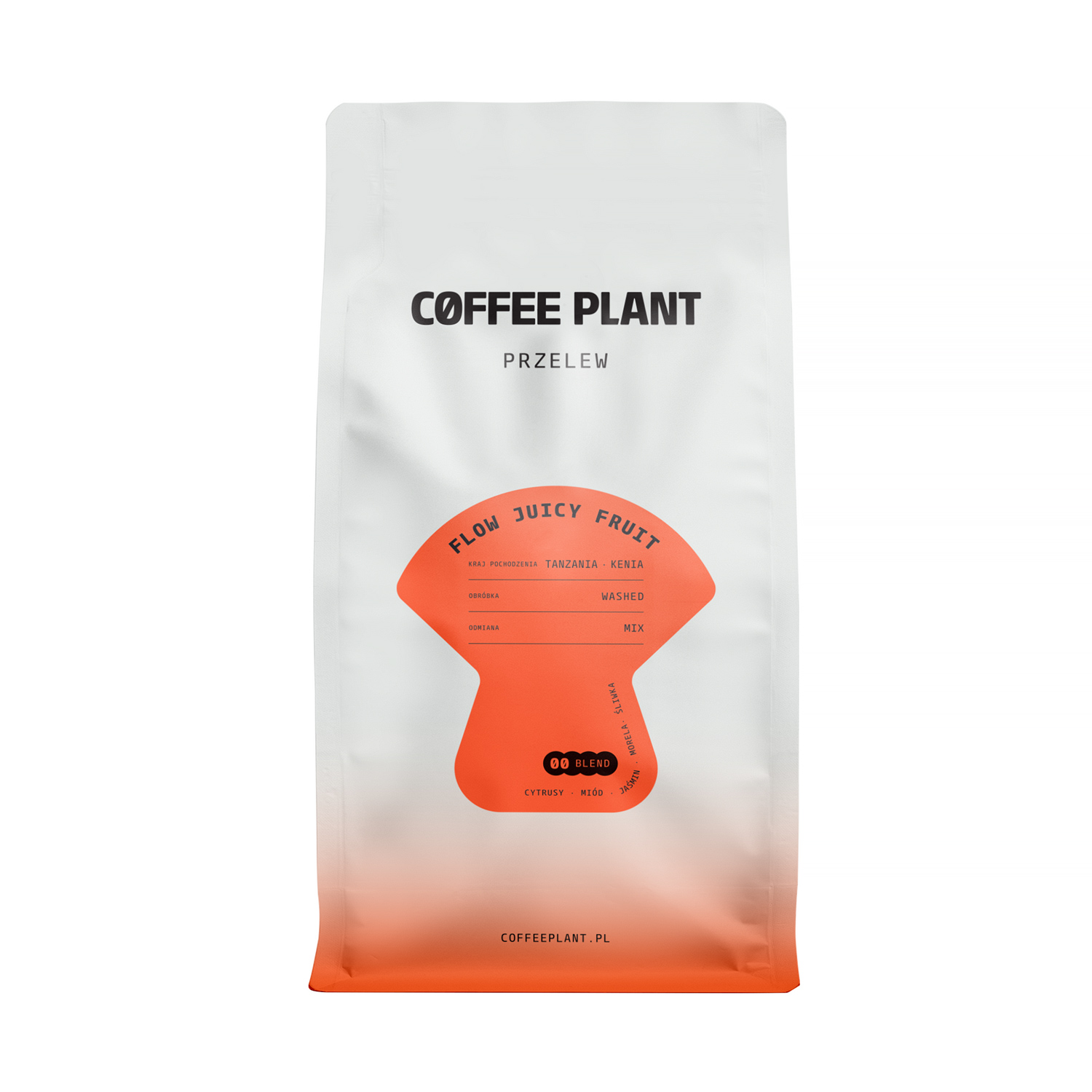 Coffee Plant Flow Juicy Fruit FIL 800g, kawa ziarnista