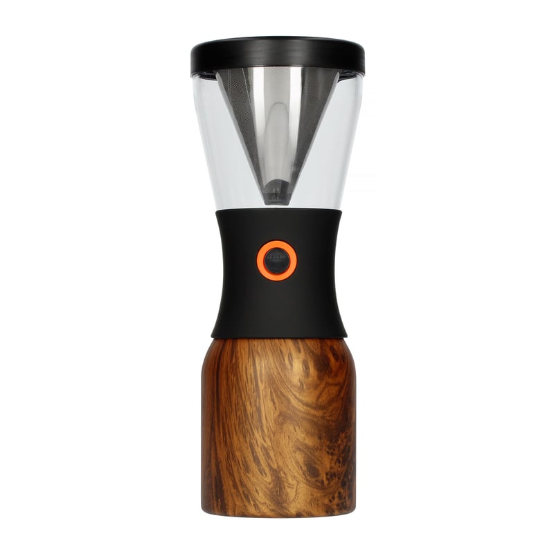 Asobu - Cold Brew Insulated Portable Brewer - Wood (outlet)