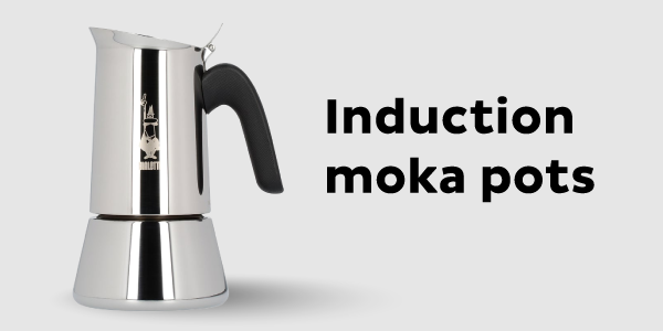 Moka Induction Stovetop Espresso Maker,Glass-Top & Stainless Steel Espresso Moka  Pot,Classic Italian Coffee Maker, 240Ml 