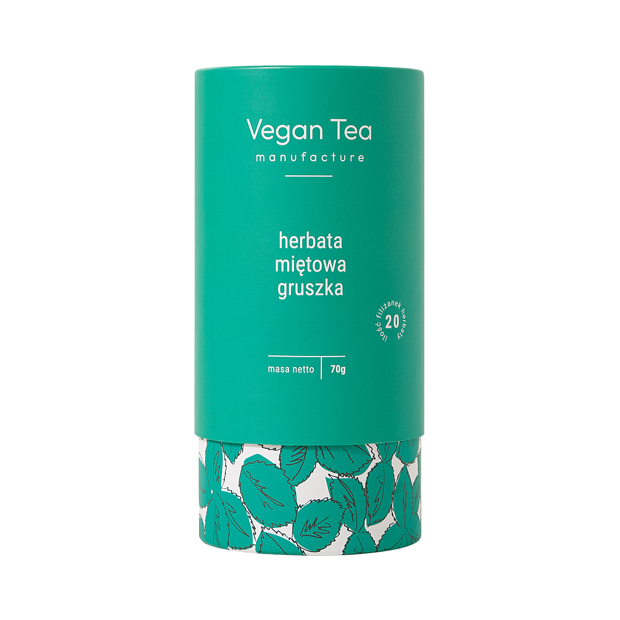 Vegan Tea - floral and fruit infusion Mint Pear - Loose Tea 70 g