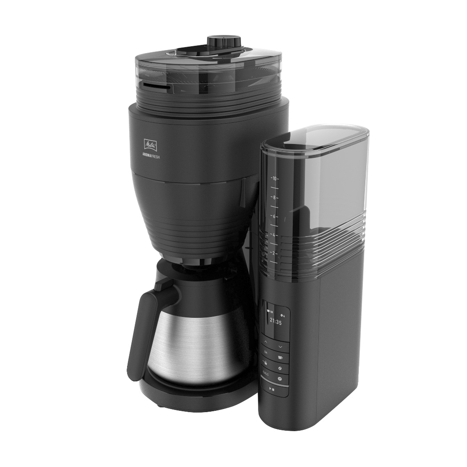 Melitta - AromaFresh II PRO Therm Matte Black - Filter Coffee Machine