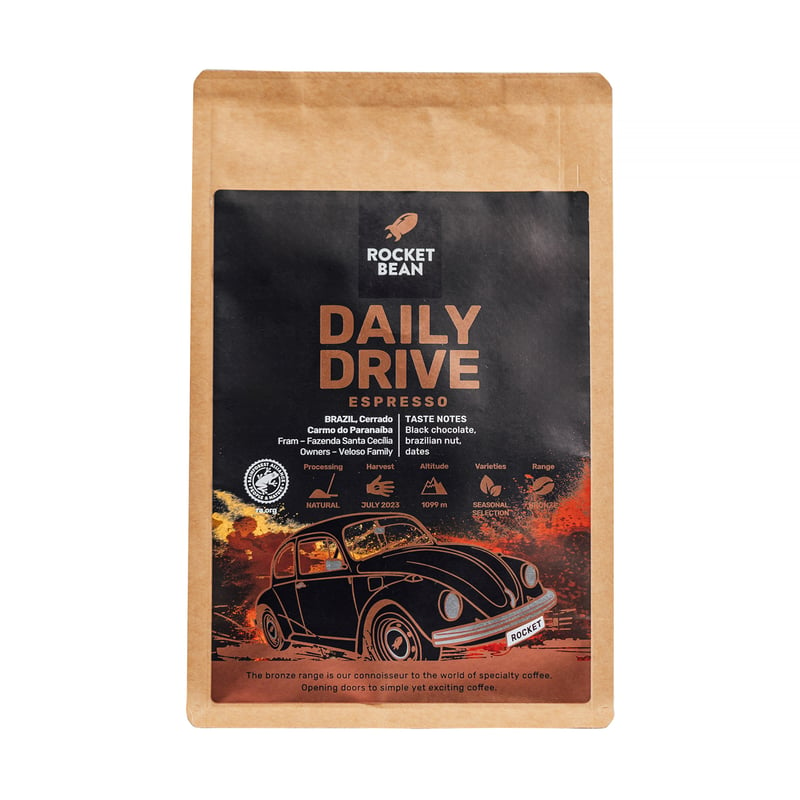 Rocket Bean - DAILY DRIVE Brazil Natural Espresso 200g