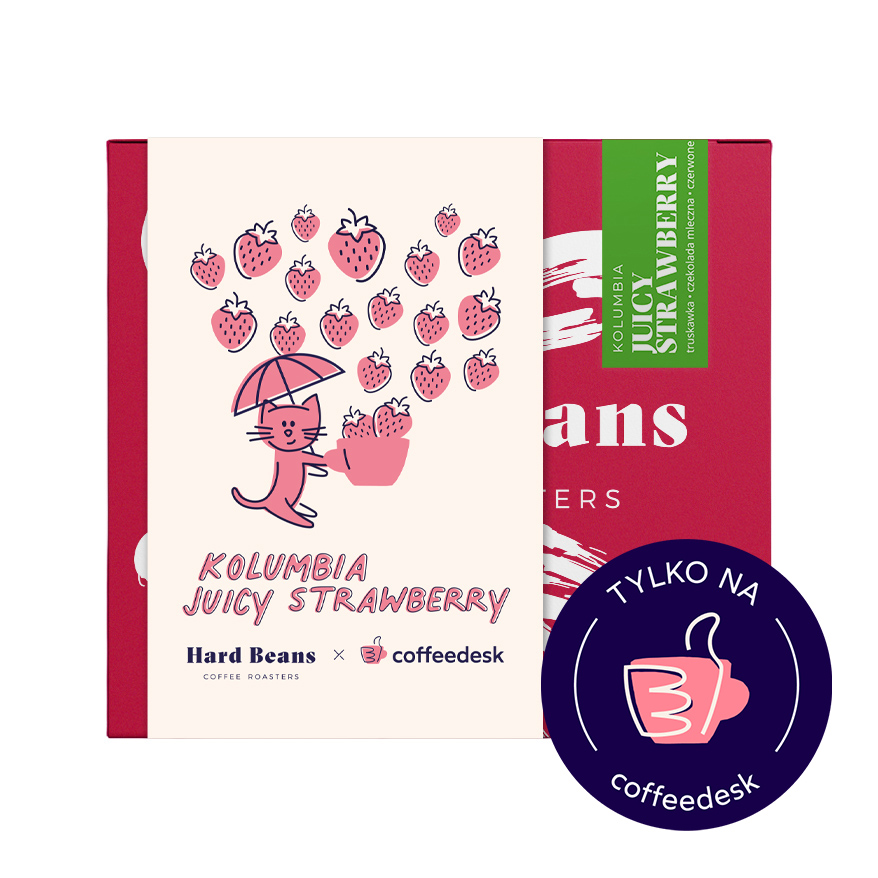 Hard Beans x Coffeedesk - Colombia Juicy Strawberry Filter 250g