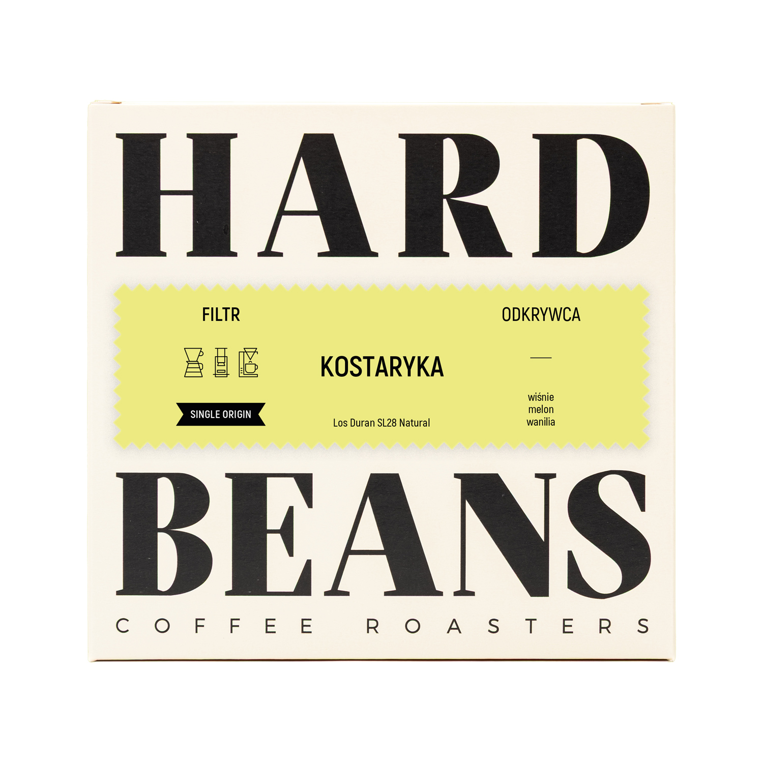 Hard Beans - Costa Rica Los Duran SL28 Natural Filter 250 g