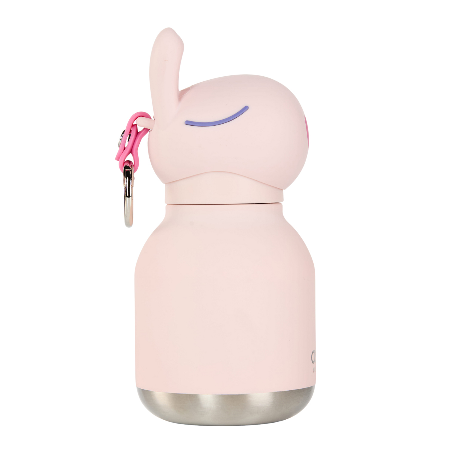 Asobu - Mini Bestie Królik - Butelka termiczna ze słomką 200 ml