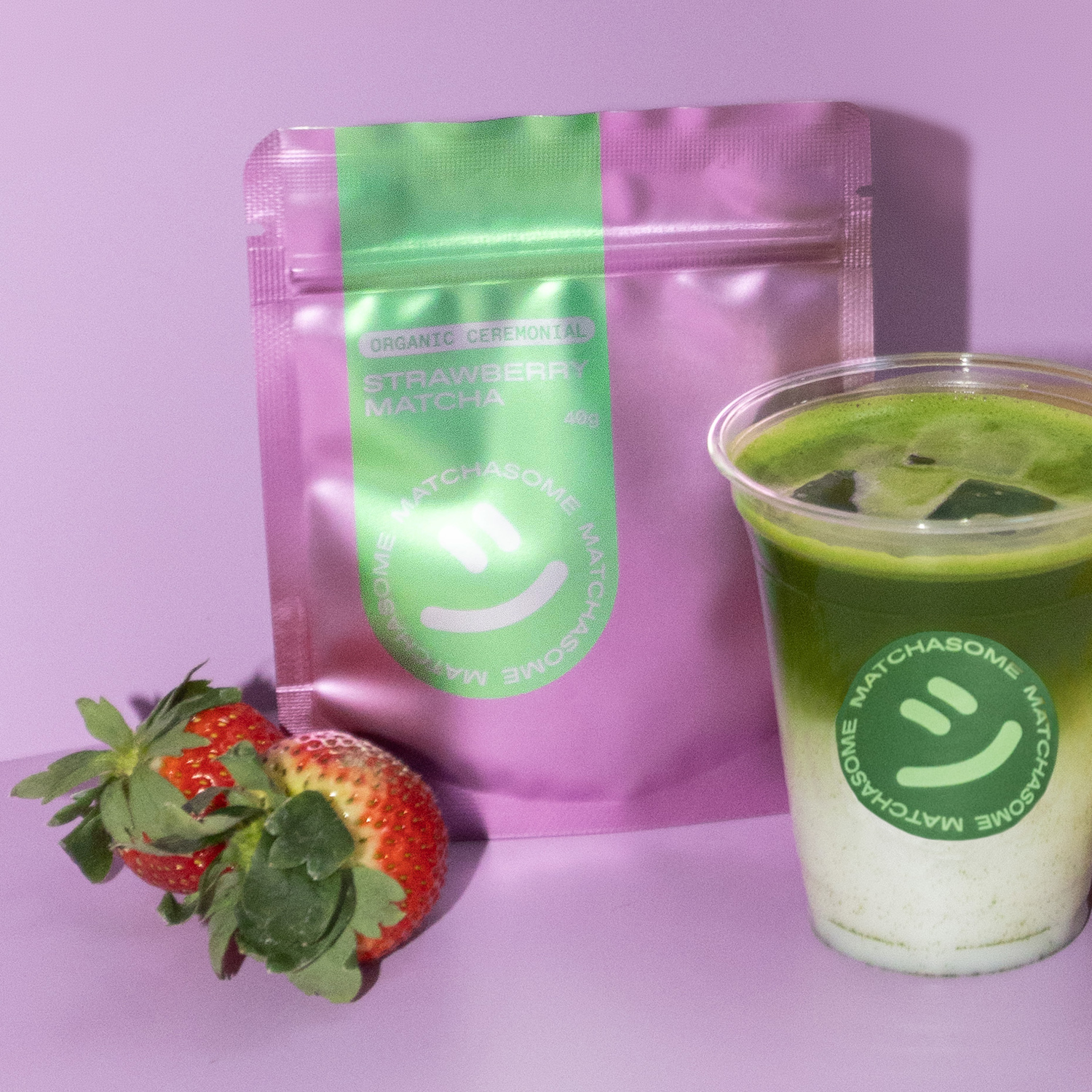 Matchasome - Strawberry matcha 40 g