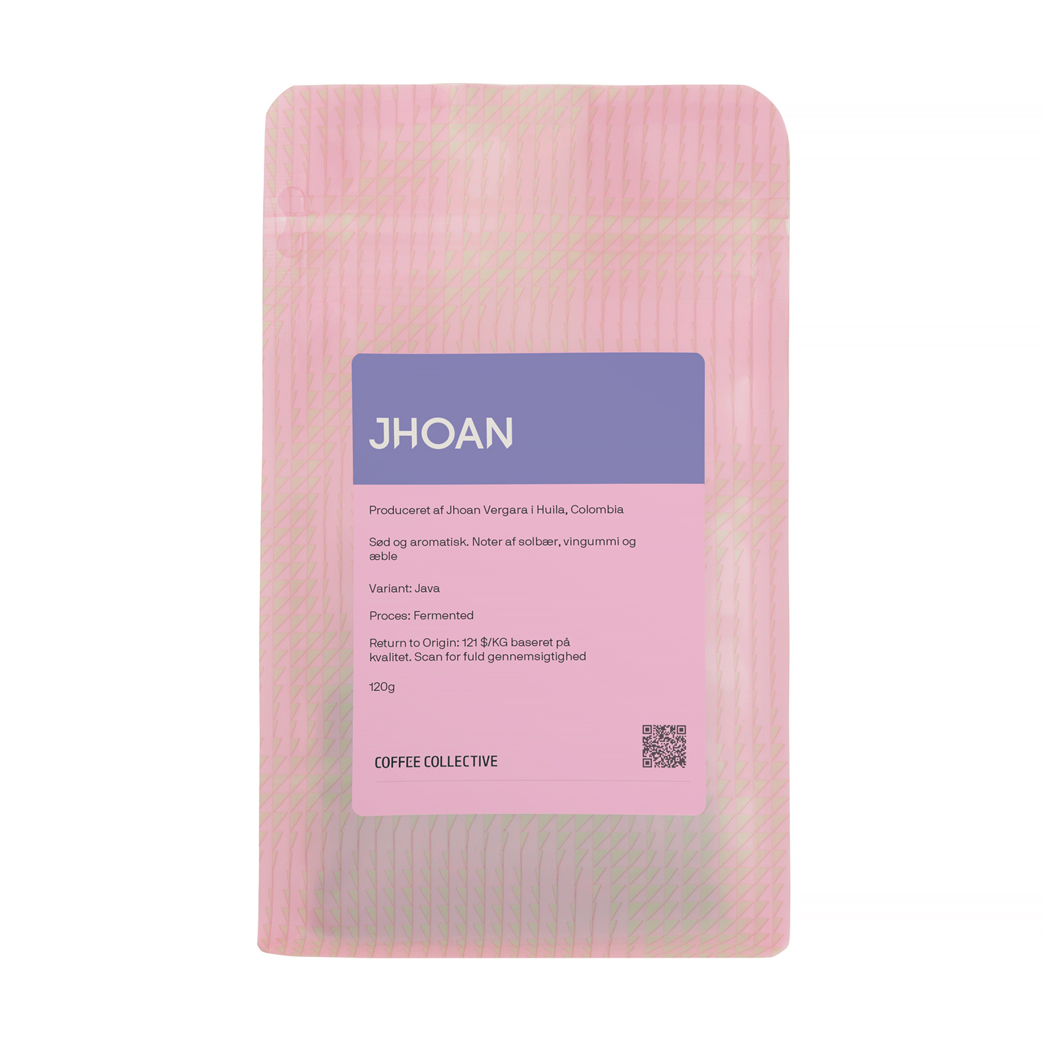 The Coffee Collective - kawa ziarnista Kolumbia Jhoan Fermented Filter 120 g