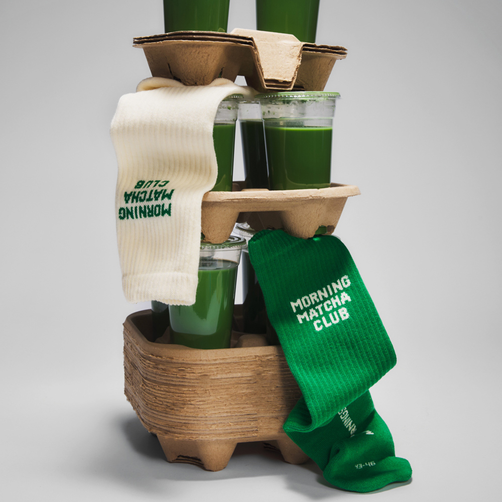 Many Mornings - Matcha Club Socks 35-38 Many Mornings - Matcha Club Socks 35-38