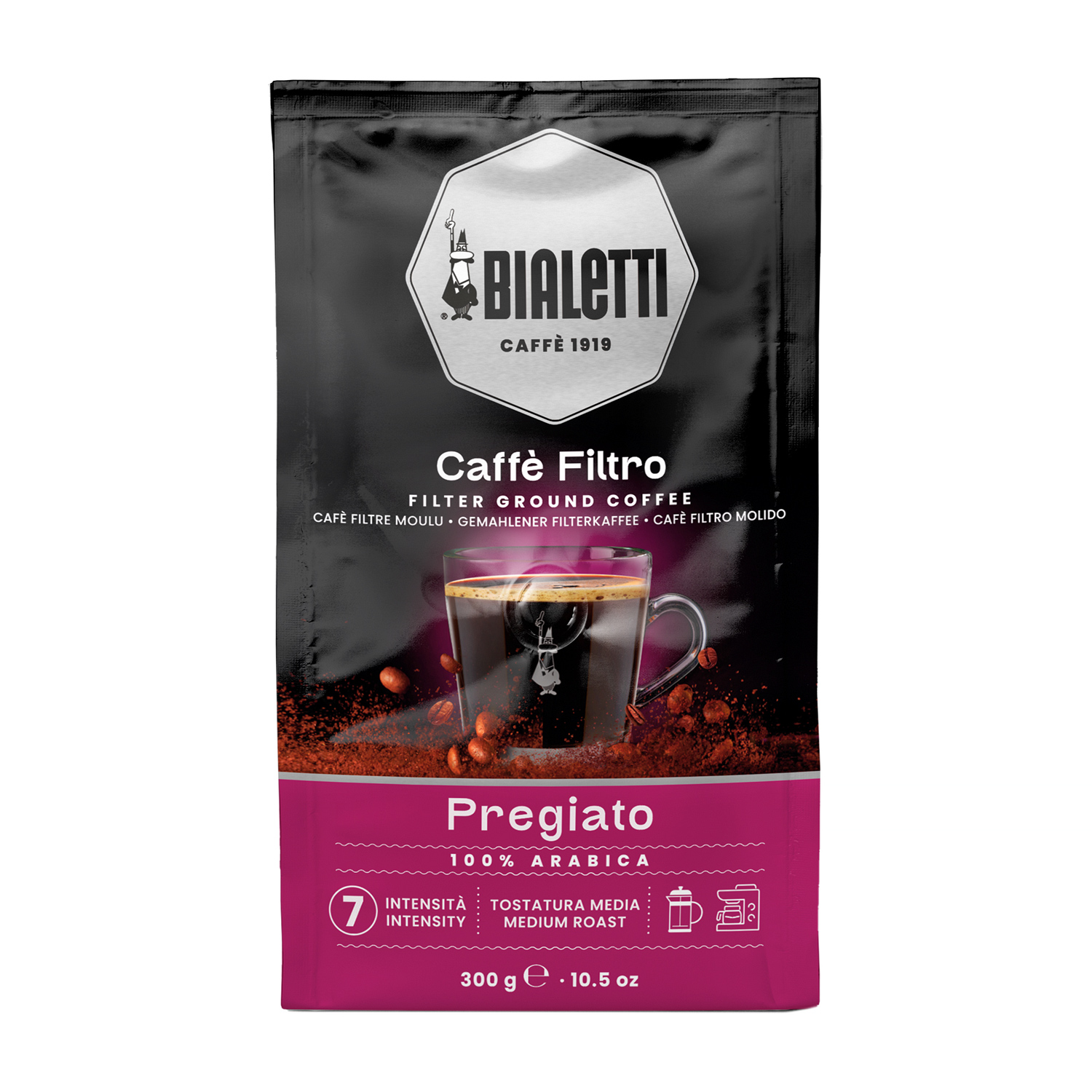 Bialetti - Caffe Filtro Pregiato Filter 300g