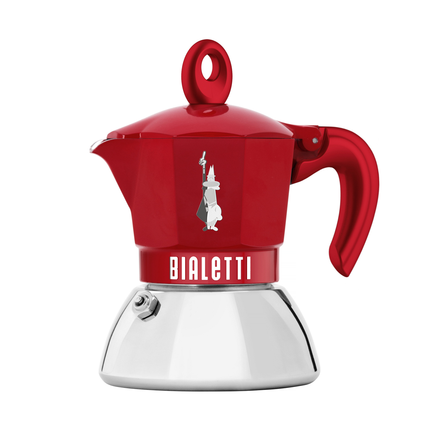 Bialetti - Exclusive - Moka Induction 2tz Czerwona