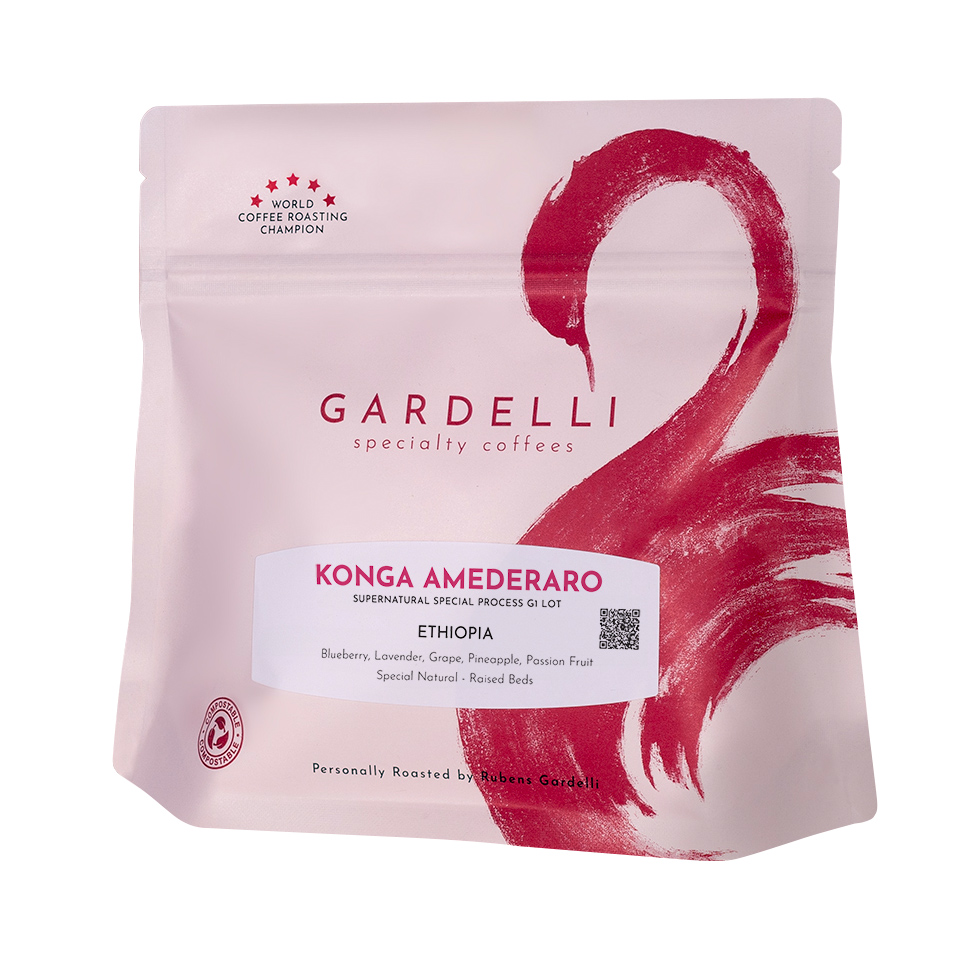 Gardelli Speciality Coffees - Etiopia Konga Amederaro Special Process Omniroast 250g