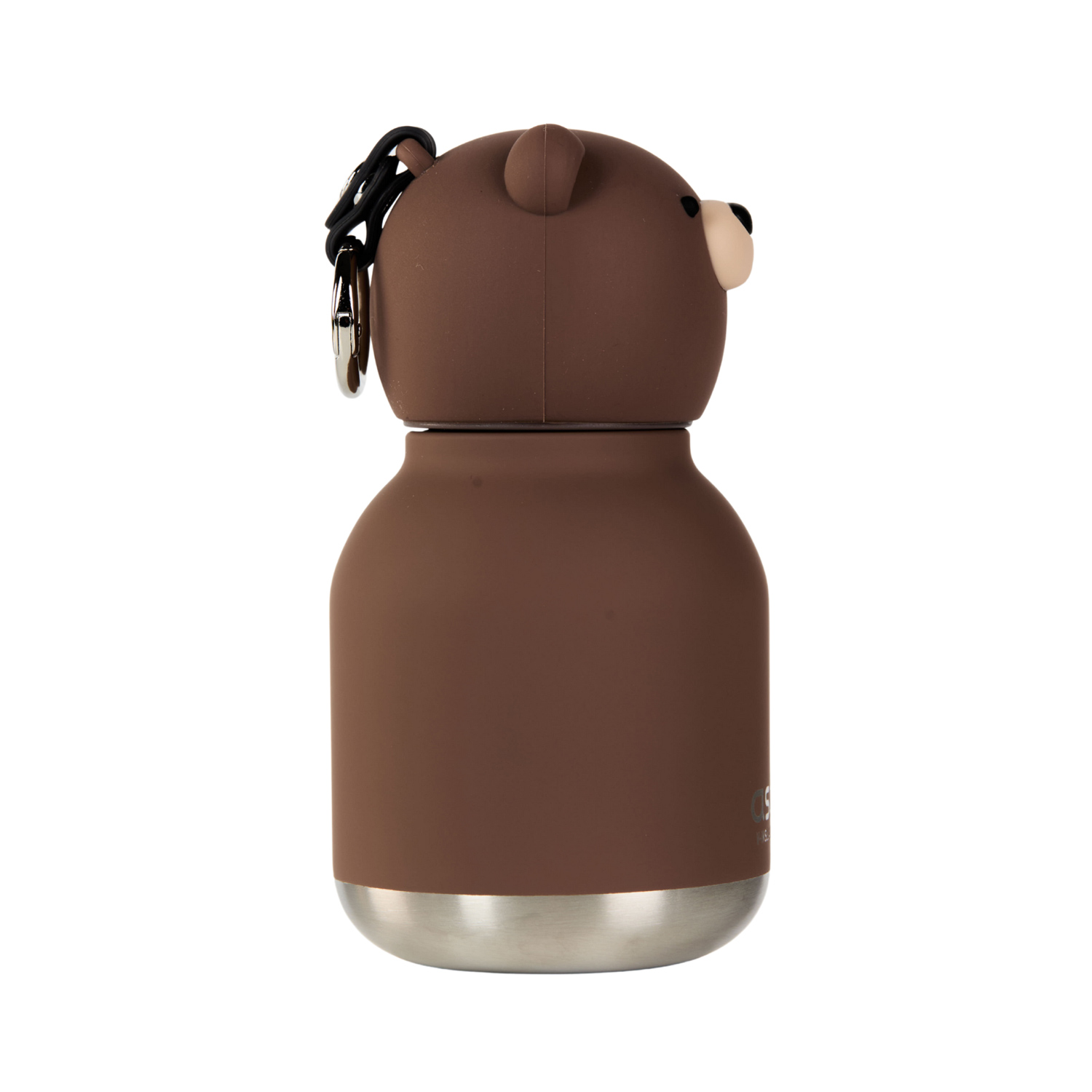 Asobu - Mini Bestie Miś - Butelka termiczna ze słomką 200 ml
