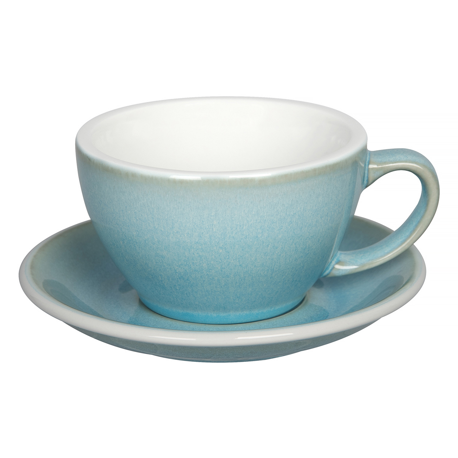 Loveramics Egg - Cafe Latte 300 ml Cup and Saucer  - Ice Blue
