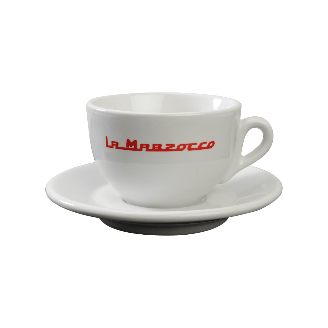 La Marzocco - zestaw 6 filiżanek ze spodkami do cappuccino Strada 210 ml - biały