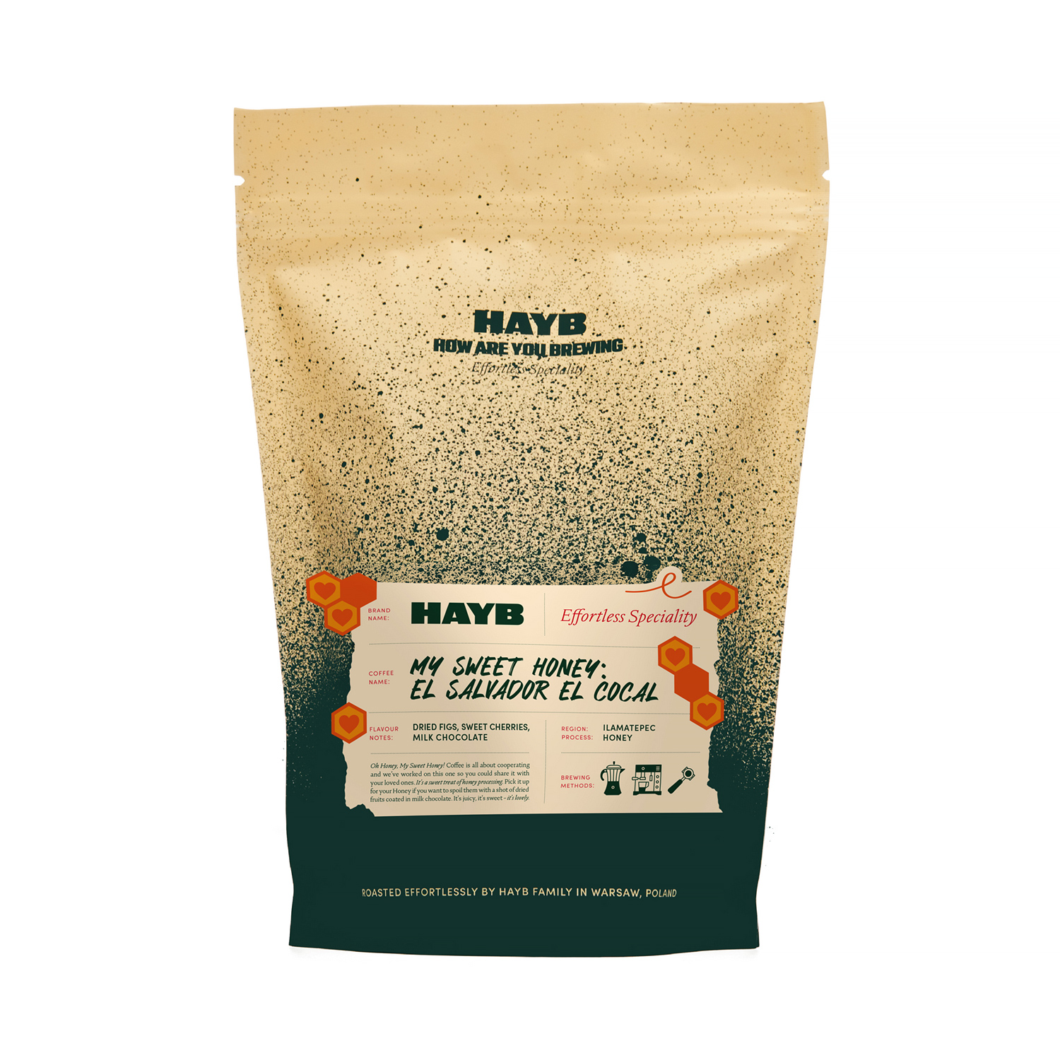 HAYB - My Sweet Honey: El Salvador El Cocal Honey Espresso 250g