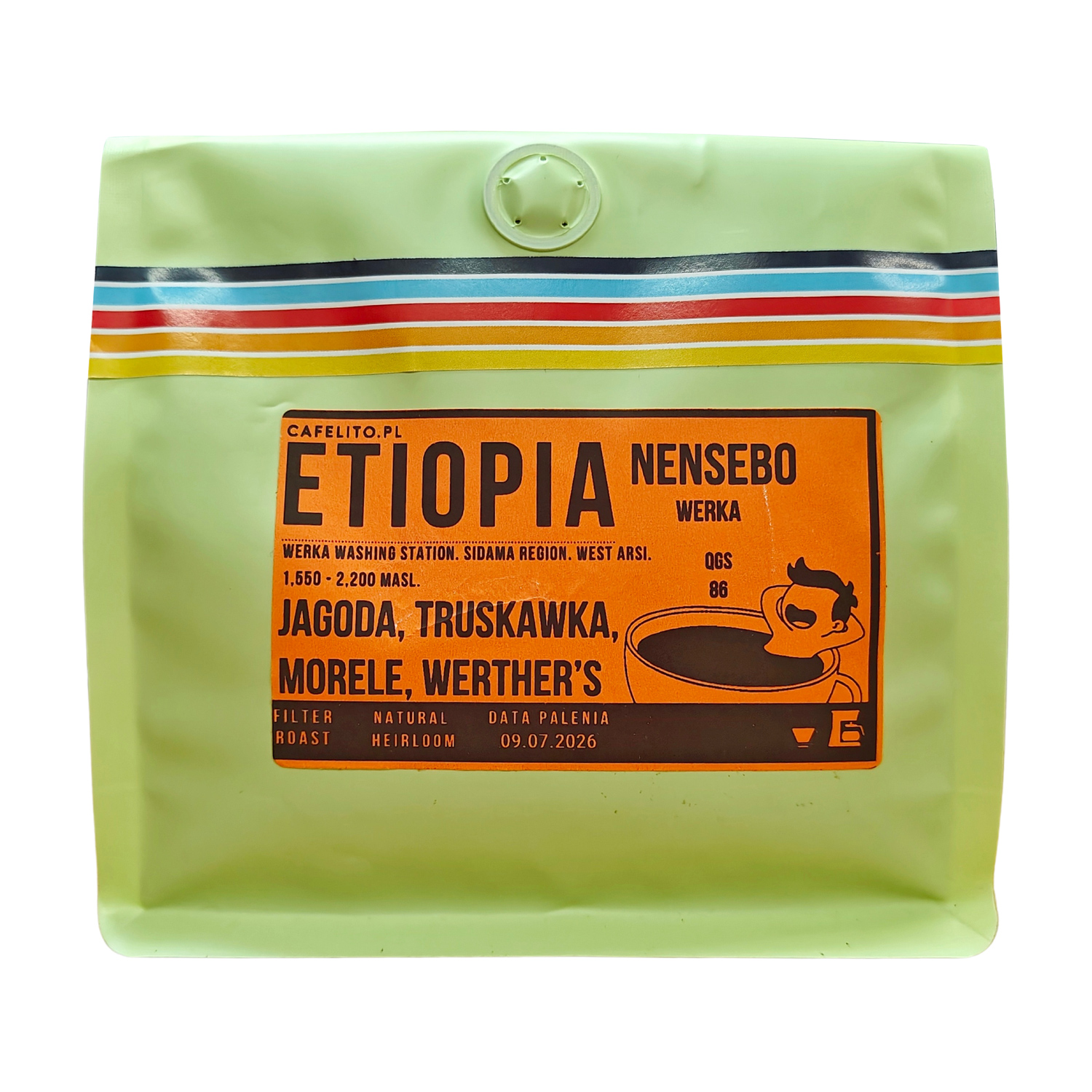 Cafelito - Ethiopia Nensebo Natural Filter 250 g