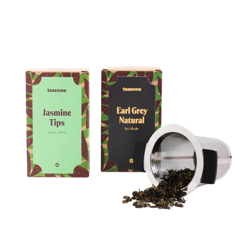 Teasome - Zestaw Starter Pack #2 - Zaparzacz + Jasmine Green 50g + Earl Grey Natural 50g