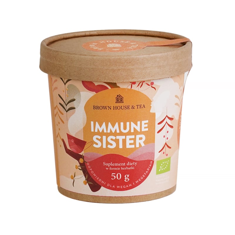 Brown House & Tea - Immune Sister - Suplement diety na odporność 50g