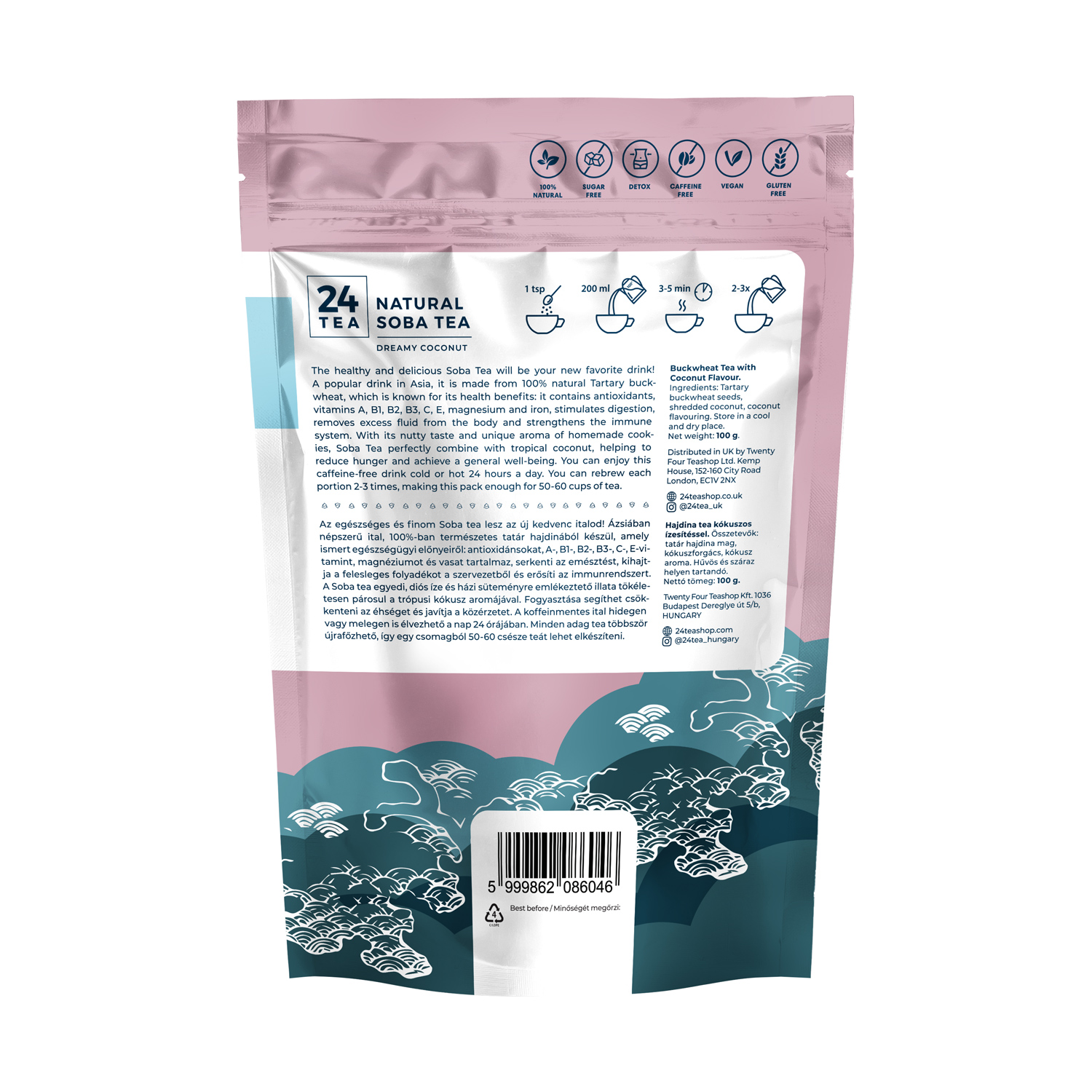 24Tea - herbatka gryczana Dreamy Coconut 100 g