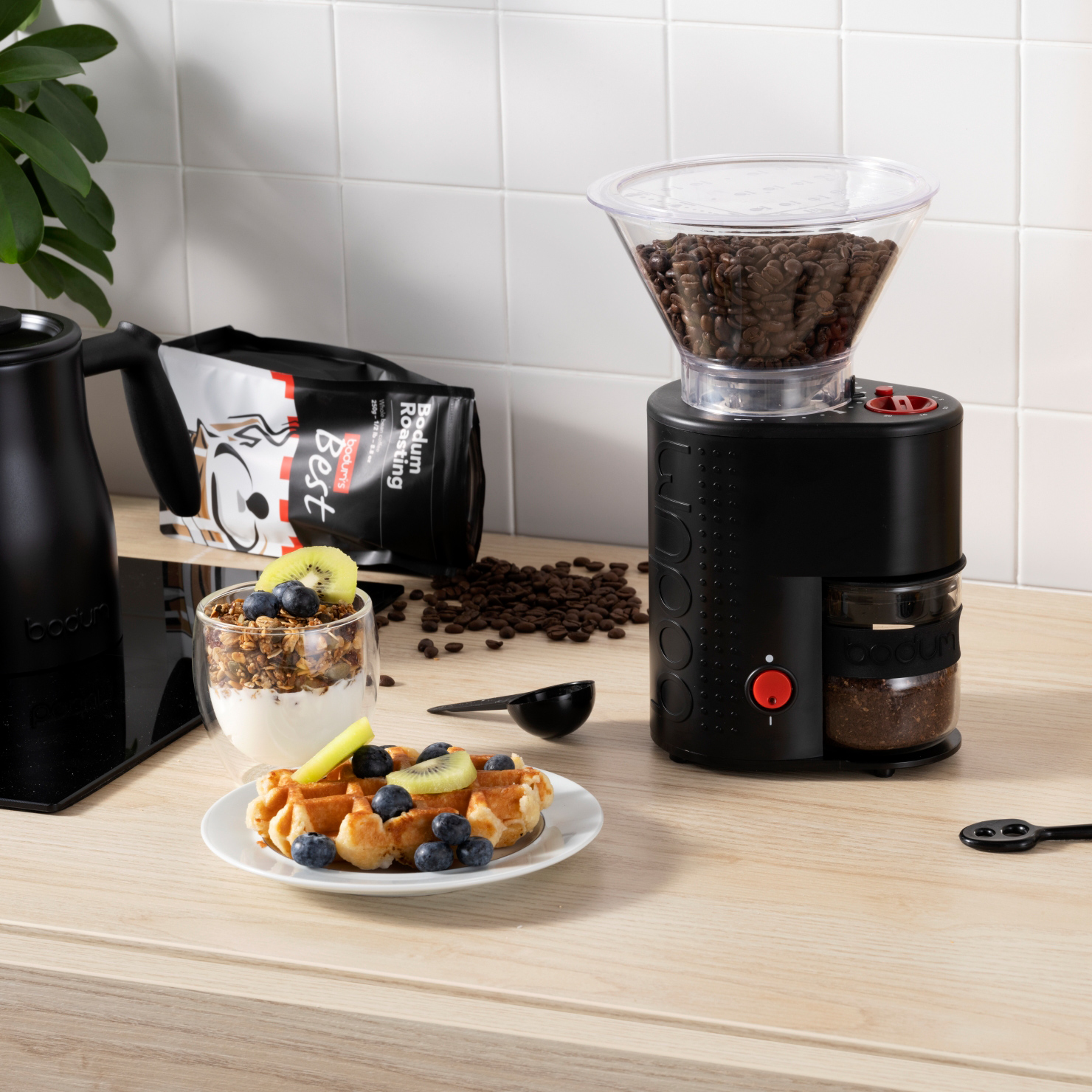 Bodum - Młynek automatyczny Bistro Black guma