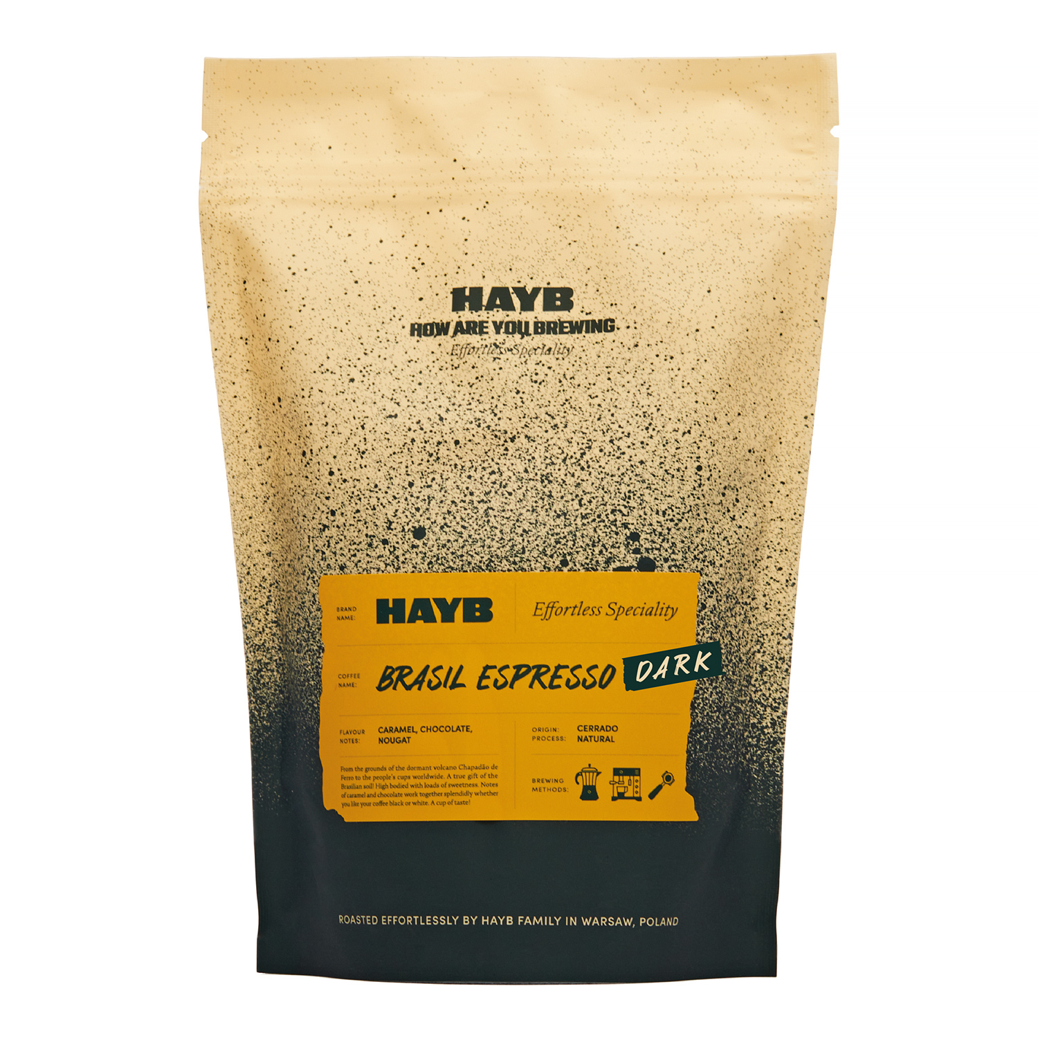 HAYB - kawa ziarnista Brasil Espresso Dark 1 kg