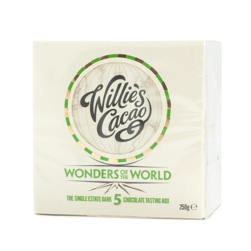 Willie's Cacao - Zestaw 5 czekolad - Wonders of the World x 5 - 250g