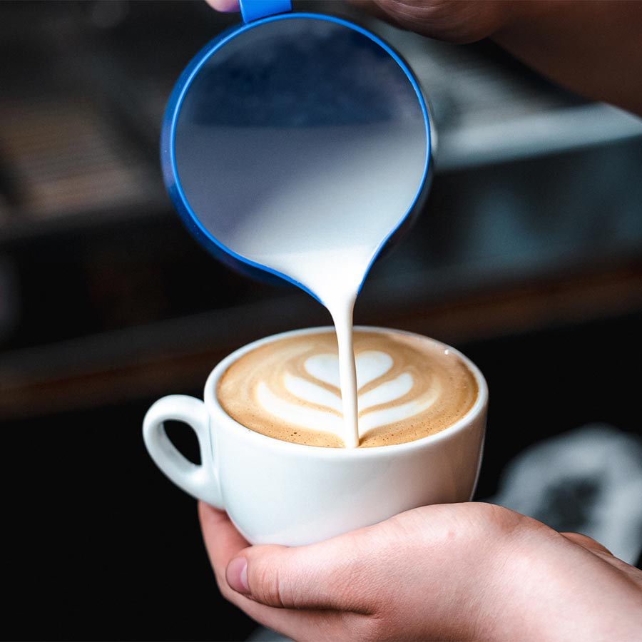 Rhino Coffee Gear Barista Milk Pitcher - pitcher blue 360 ml
