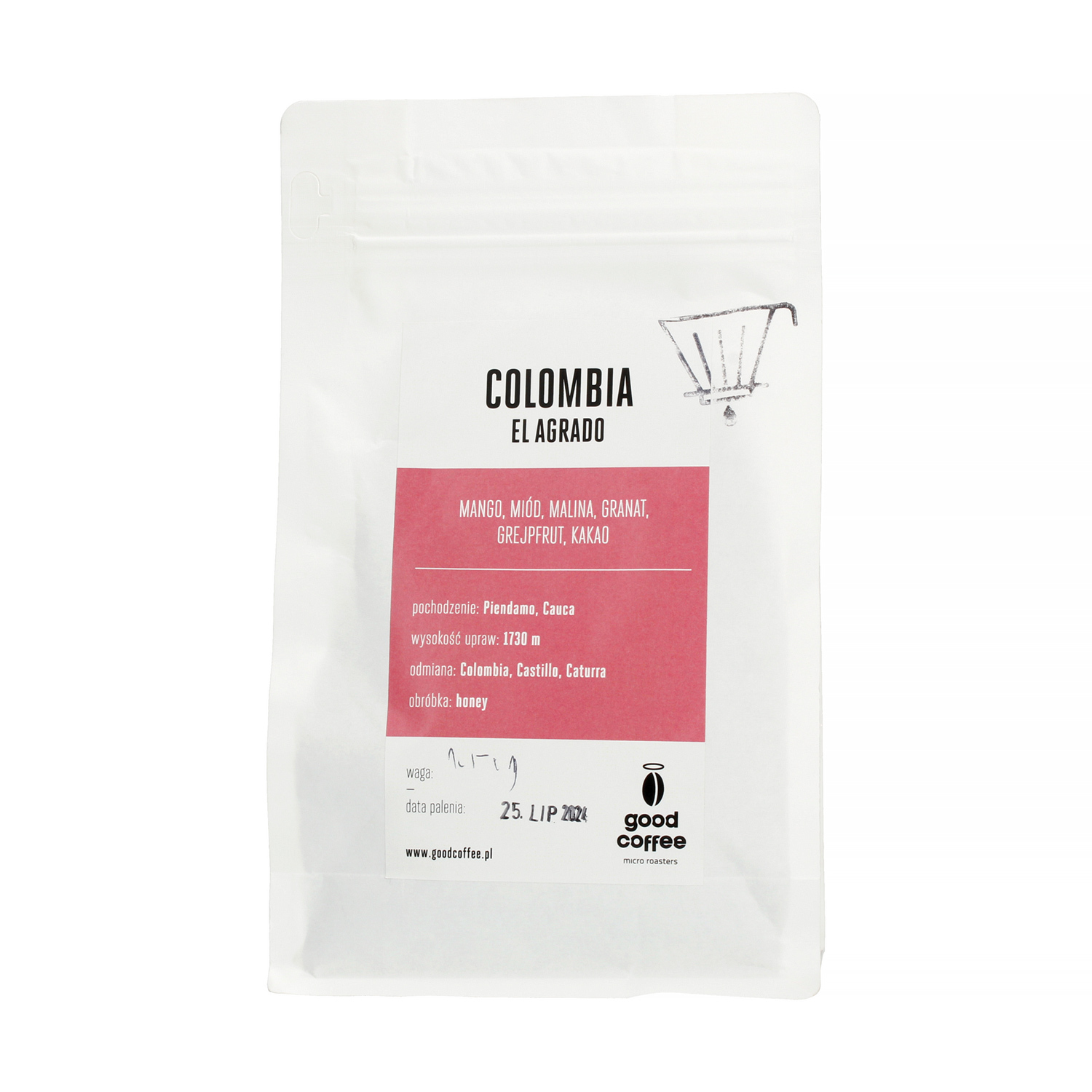 Good Coffee - Kolumbia El Agrado Honey Filter 250g