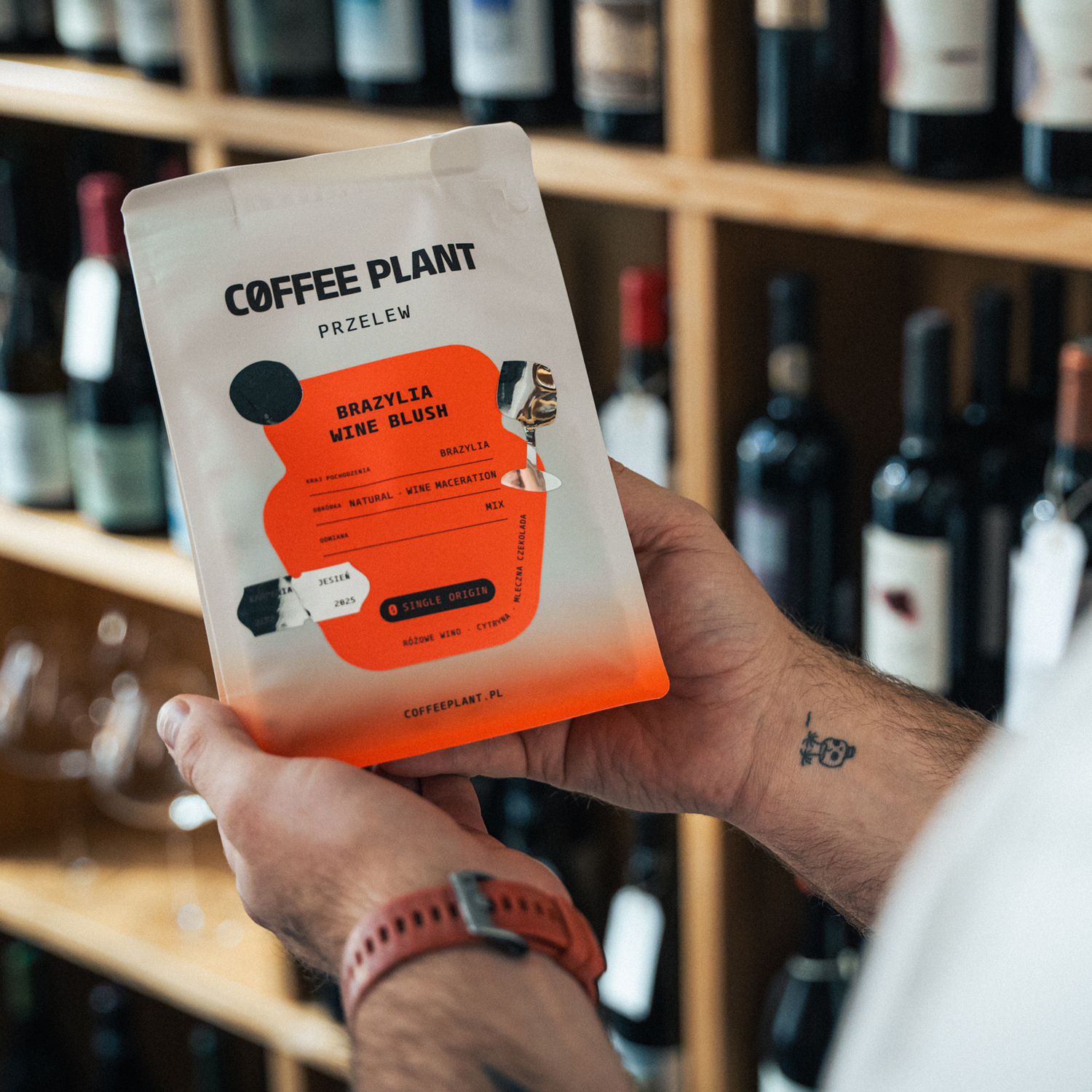 COFFEE PLANT - kawa ziarnista Brazylia Wine Blush Natural Wine Maceration Filter 250 g