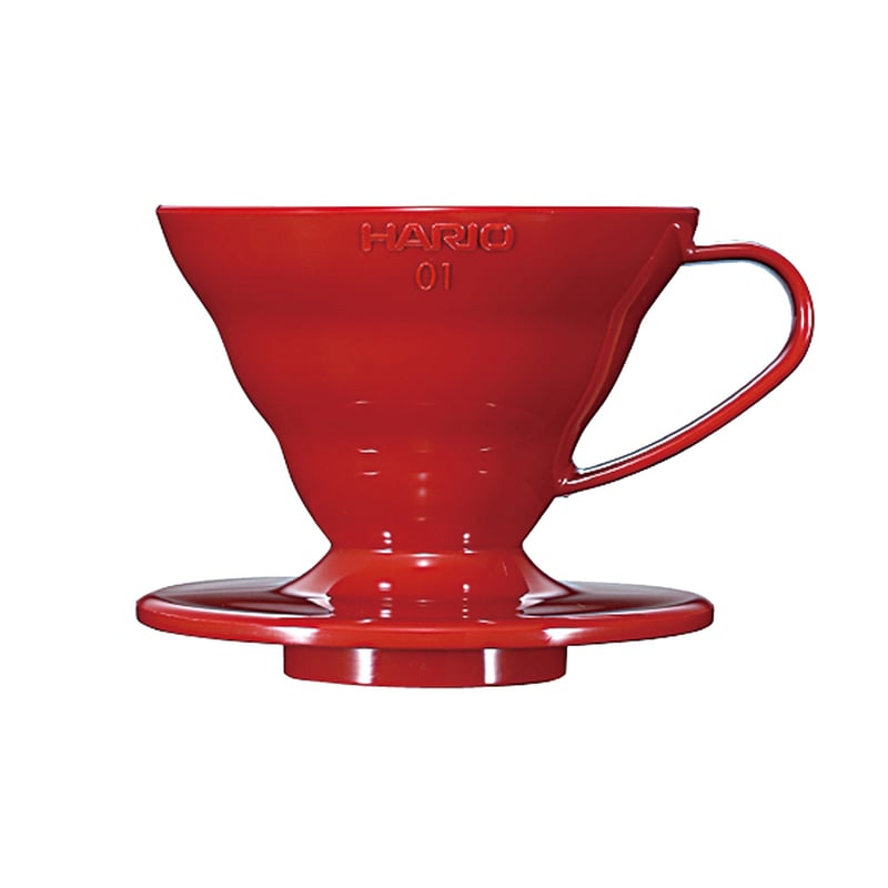 Hario plastikowy Drip  V60-01 Czerwony