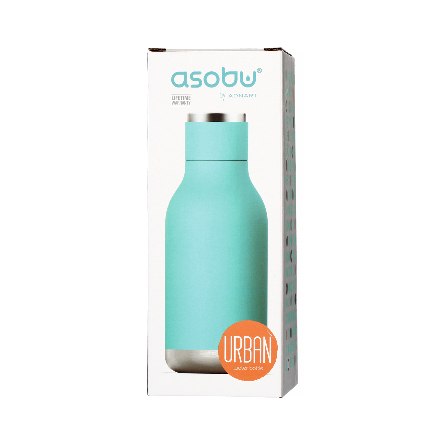 Asobu - Urban Water Bottle Turkusowy - Butelka termiczna 460 ml