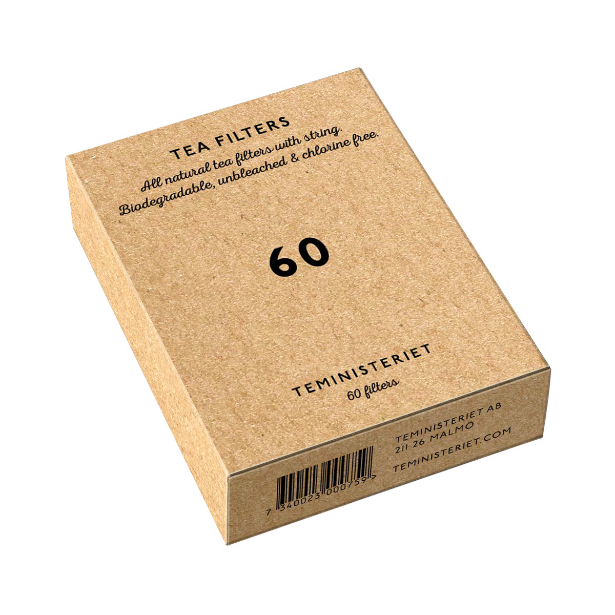 Teministeriet - Paper Filters - 60 Pieces