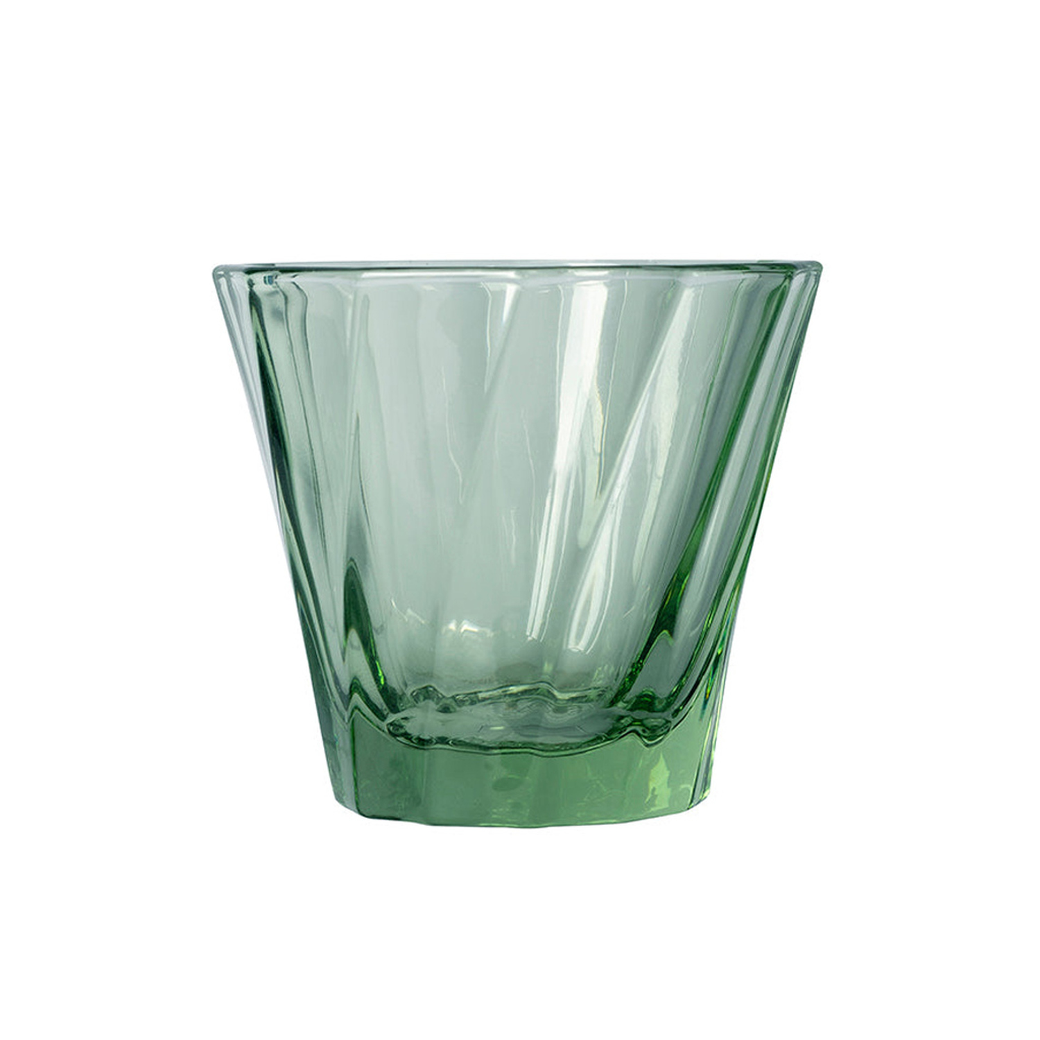 Loveramics - Twisted Cortado Glass 120ml - Green