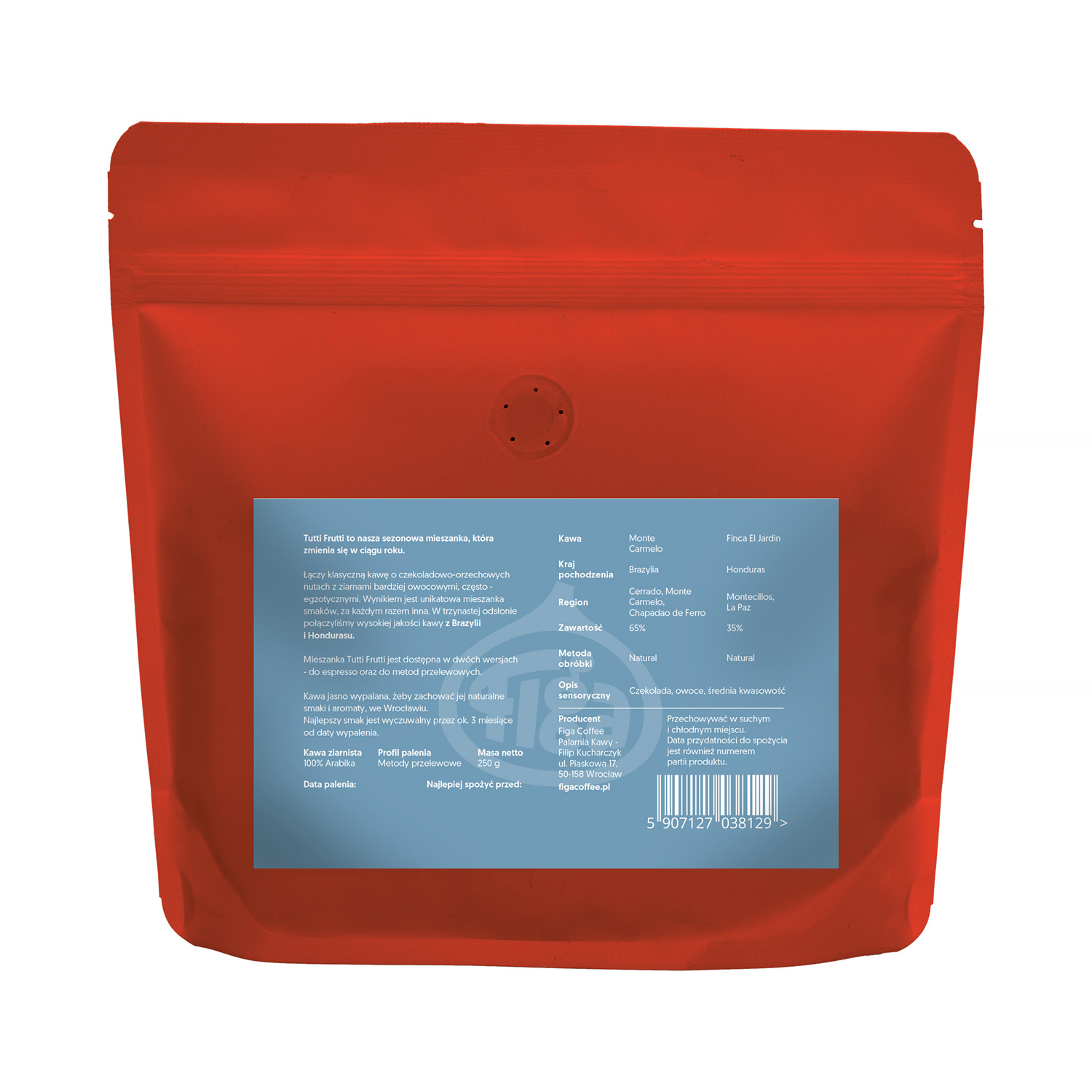 Figa Coffee - kawa ziarnista Tutti Frutti 13 Blend Filter 250 g