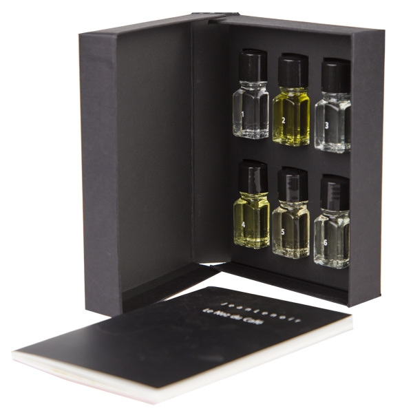 Book + Set of 6 aromas by Jean Lenoir  - Le Nez Du Cafe Temptation