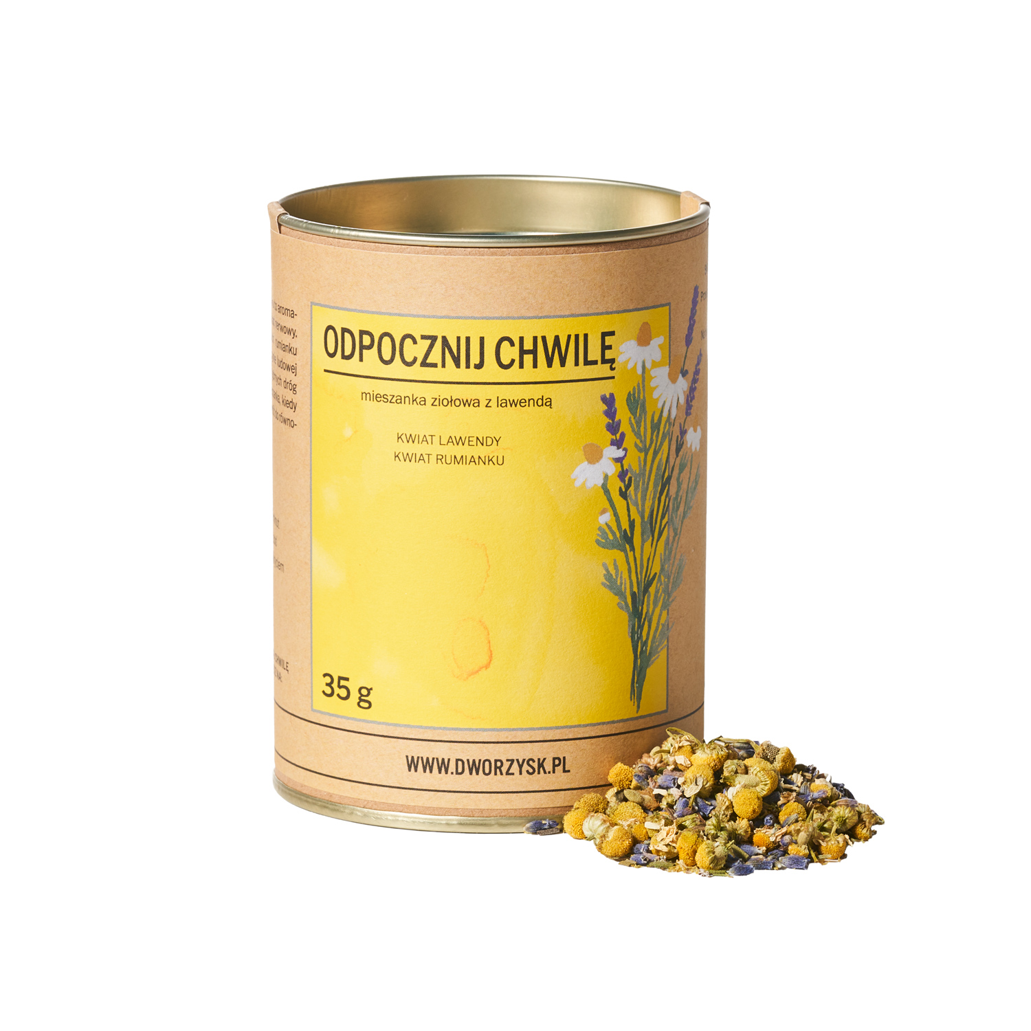 Dworzysk - herbata ziołowa sypana Odpocznij Chwilę 35 g