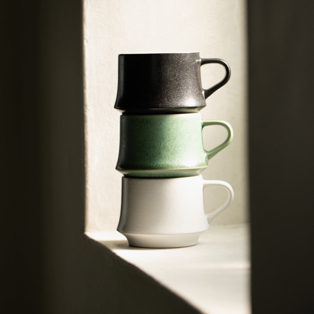 ORIGAMI - Kubek ceramiczny Flare Mug 300ml Zielony